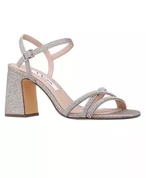 Женские сандалии Quella на блочном каблуке Nina, бежевый