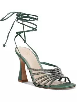 Женские сандалии Rebitin из атласа со стразами и ремешками Vince Camuto, цвет mischief green