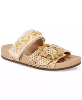 Женские сандалии Regan с плетеной стелькой и украшением Sam Edelman, мультиколор