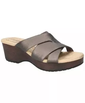 Женские сандалии Ren Slip-Resistant Easy Street, серебряный