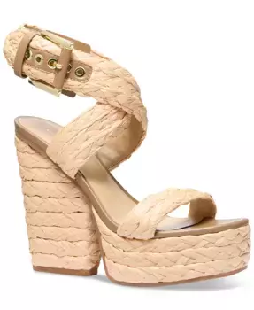 Женские сандалии Rhoda на платформе Michael Kors, коричневый/бежевый