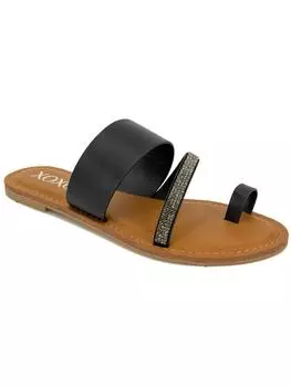 Женские сандалии Romila из искусственной кожи со стразами XOXO, черный