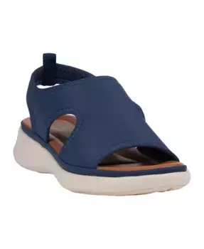 Женские сандалии Romy Stretch Lycra на платформе GC Shoes, синий