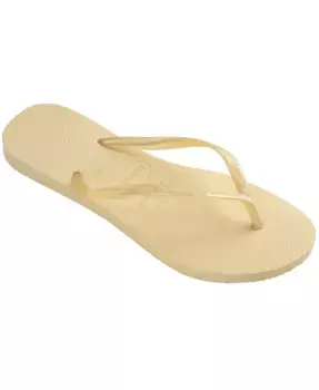 Женские сандалии с круглым мысом Slim Round Toe Havaianas, желтый