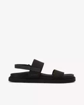 Женские сандалии с регулируемой самоклеящейся застежкой на пятке Ecoalf, черный