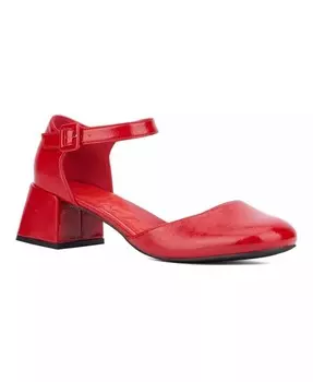 Женские сандалии с ремешком на щиколотке Ascendant Olivia Miller, красный