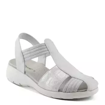 Женские сандалии с ремешком на щиколотке из дамари Flexus By Spring Step, серый