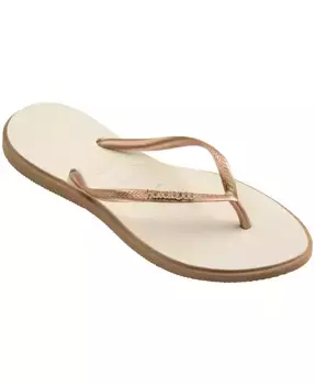 Женские сандалии с заостренным мысом и круглым носком Slim Point Havaianas, розовый