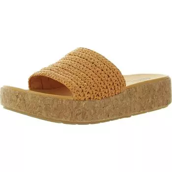 Женские сандалии Sachan Slip On Open Toe Slide Earth, оранжевый