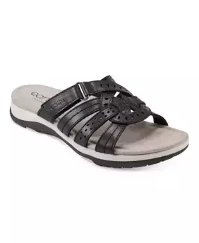 Женские сандалии Sassoni Strappy Slip-On Earth, черный