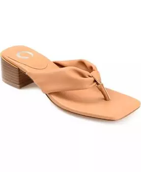 Женские сандалии Seelah Journee Collection, коричневый/бежевый