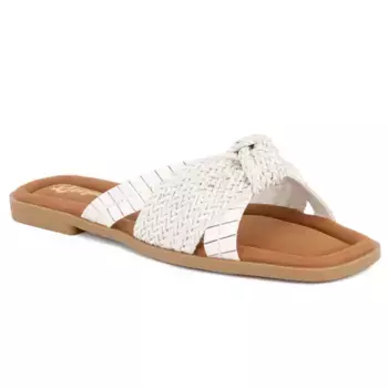 Женские сандалии Serona на плоской подошве Sugar, цвет white woven pu