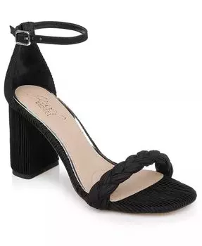 Женские сандалии Shea с круглым носком Jewel Badgley Mischka, черный