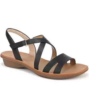 Женские сандалии Shenna на плоской подошве с ремешками Soul Naturalizer, черный