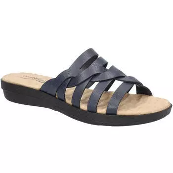 Женские сандалии Sheri Slip On Flat Slide Easy Street, цвет navy/gore