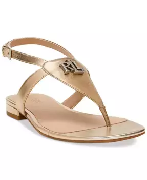 Женские сандалии-шлепанцы Everly Lauren Ralph Lauren, серебряный