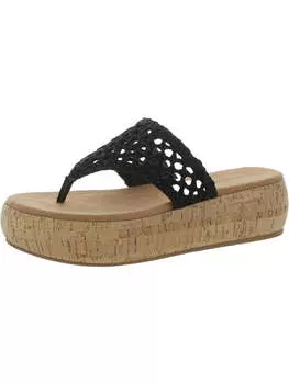 Женские сандалии-шлепанцы Jaslene Macrame Lucky Brand, цвет black macrame