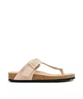 Женские сандалии-шлепки CASTELL MENORCA, бежевый