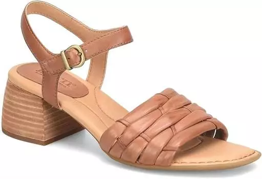 Женские сандалии Shonie коричневого цвета Born