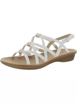 Женские сандалии Sierra из искусственной кожи с ремешком на щиколотке Naturalizer, цвет white smooth