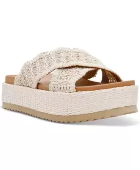 Женские сандалии Sivan на платформе с перекрещивающимися ремешками DV Dolce Vita, слоновая кость/кремовый