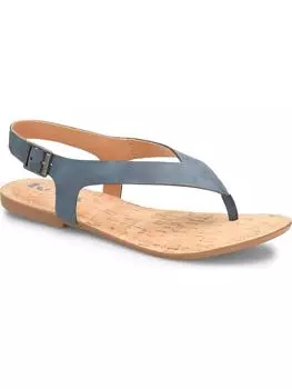 Женские сандалии Skylar из кожи с регулируемыми ремешками KORKS, синий/темный/деним