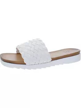 Женские сандалии-слайды Enjoy It из искусственной кожи Dirty Laundry, белый
