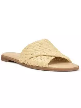 Женские сандалии-слайды Havah Slip On с открытым носком Nine West, цвет light natural