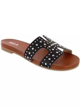 Женские сандалии-слайды HOLSTON-D из искусственной кожи Mia, черный