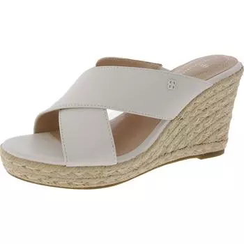 Женские сандалии-слайды из искусственной кожи с крест-накрест Bandolino, слоновая кость