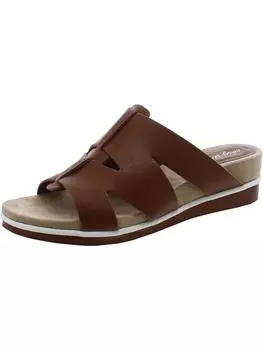 Женские сандалии-слайды MAUNA из искусственной кожи Easy Street, цвет cognac