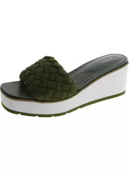 Женские сандалии-слайды RORRA с открытым носком NYDJ, оливковый