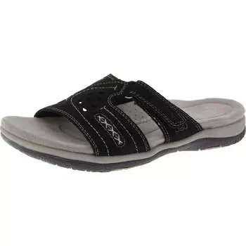 Женские сандалии-слайды Sissey Vegan из искусственной кожи с открытым швом JBU by Jambu, черный