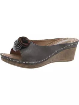 Женские сандалии-слайды Sydney с цветочным принтом Good Choice, цвет pewter