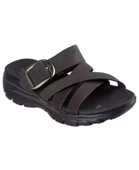 Женские сандалии Slide Relaxed Fit: Easy Going - Perfect Company от Finish Line Skechers, коричневый