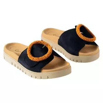 Женские сандалии Slip On темно-синего цвета GABOR