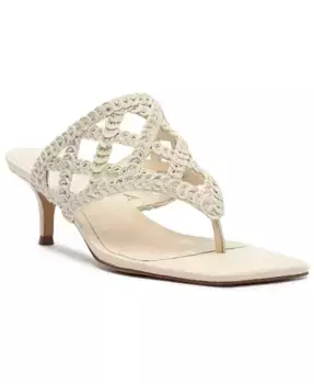 Женские сандалии-слипоны Brie Mid на шпильке Arezzo, слоновая кость/кремовый