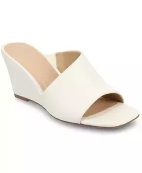 Женские сандалии-слипоны на платформе Clementine D'Orsay Journee Collection, белый