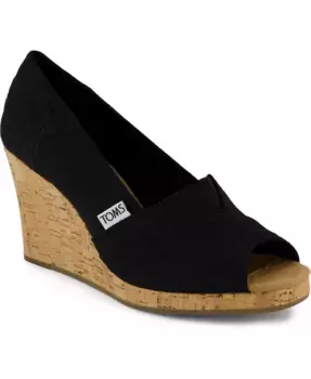 Женские сандалии-слипоны на платформе TOMS, черный