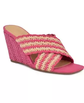 Женские сандалии-слипоны Novela на платформе Nine West, розовый