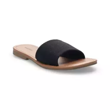 Женские сандалии-слипоны Sonoma Goods For Life, черный