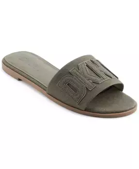Женские сандалии-слипоны Willow Slide DKNY, зеленый