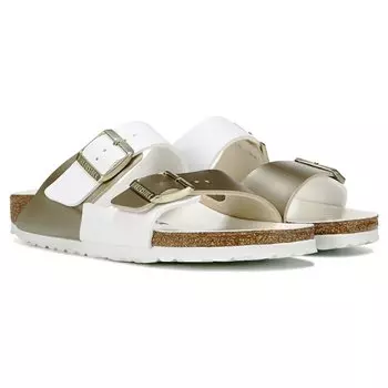 Женские сандалии со стелькой Arizona Birkenstock, белый