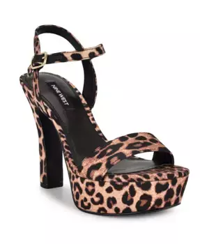 Женские сандалии Solas на высокой платформе с каблуком-стилетом Nine West, мультиколор