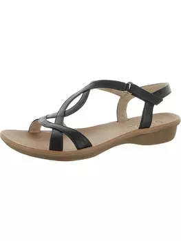 Женские сандалии Solo из искусственной кожи с ремешком на щиколотке Naturalizer, черный