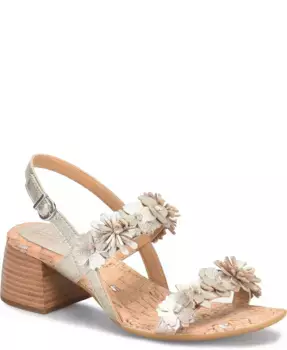 Женские сандалии Springs с квадратным носком Born, золотой