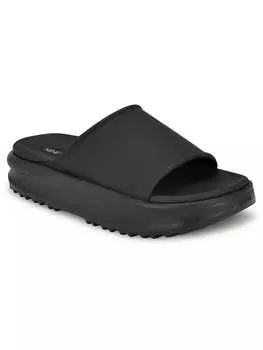 Женские сандалии SUNSHIN 3 с открытым носком Slip on Slide Nine West, черный