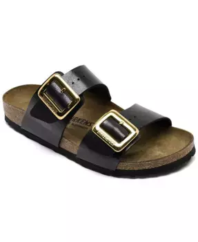 Женские сандалии Sydney Luxe Buckle Birko-Flor от Finish Line Birkenstock, черный