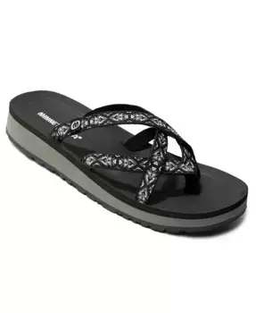 Женские сандалии-танкетка Hanna 2.0 с переплетением ремешков Minnetonka, белый