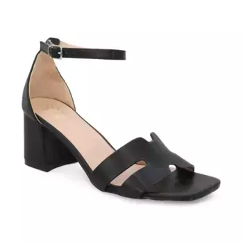 Женские сандалии Tavin с открытым носком и ремешком H-band Yoki, черный